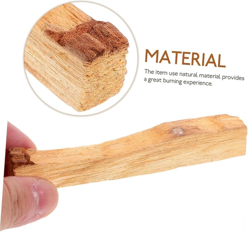 Natural Sandalwood Incense Sticks 2pcs for Meditation Yoga Space Purifying Relief Fragrance - Image 5