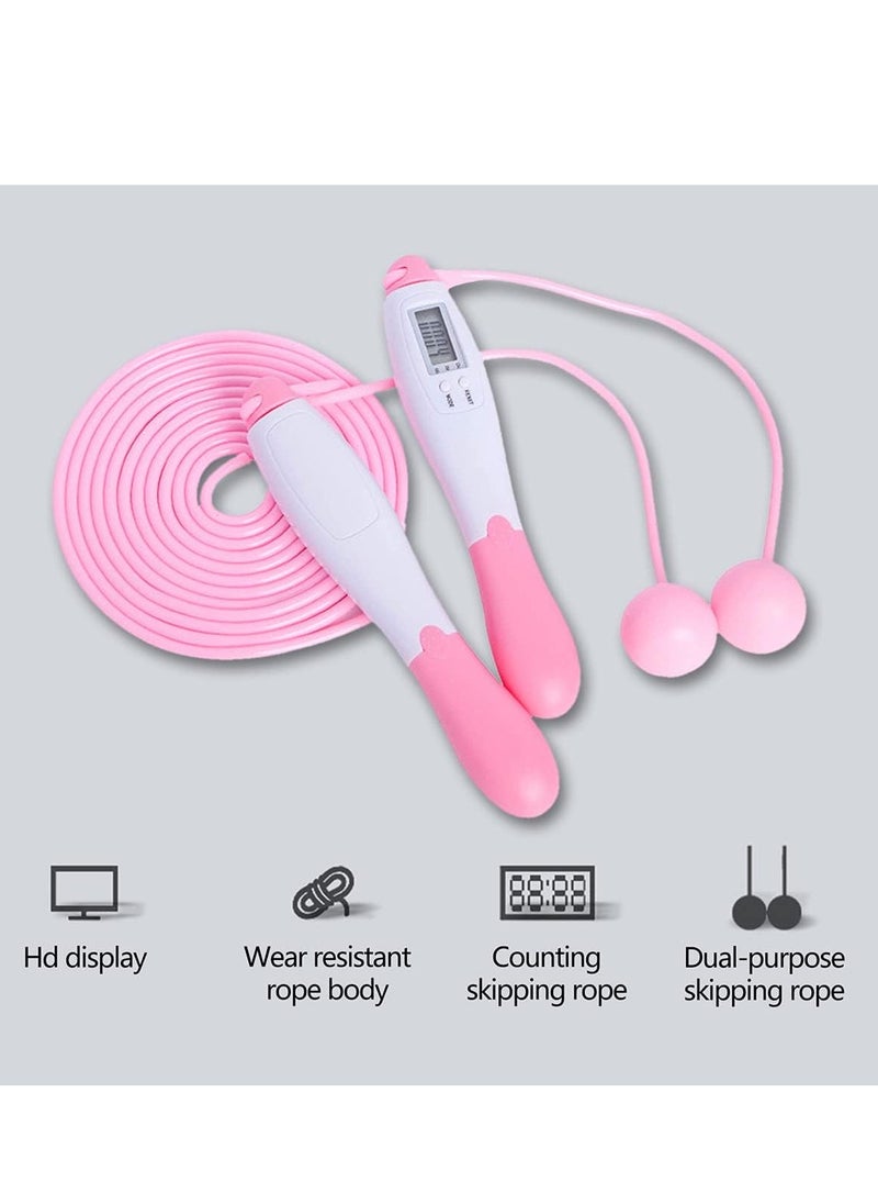 GULFLINK LED Digital Display Wireless Smart Skip Jump Rope Pink  - Image 3