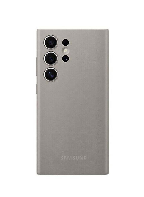 Samsung Galaxy S24 Ultra 2024 Vegan Leather Case Nature Friendly Case – Grey