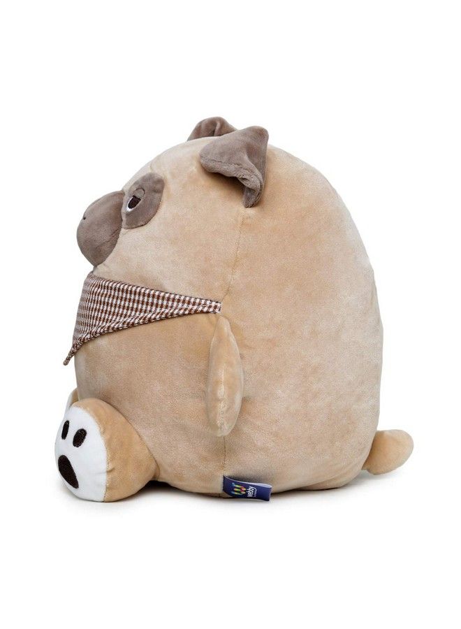 Webby Soft Animal Plush Dog Toy Beige 30Cm - Image 4