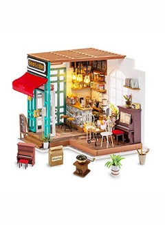 Rolife Diy Dollhouse Miniatures Tiny House Building Craft Kit Christmas/Birthday Gift For Adults And Teens(Simon?S Coffee)  - Image 1