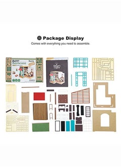 Rolife Diy Dollhouse Miniatures Tiny House Building Craft Kit Christmas/Birthday Gift For Adults And Teens(Simon?S Coffee)  - Image 5