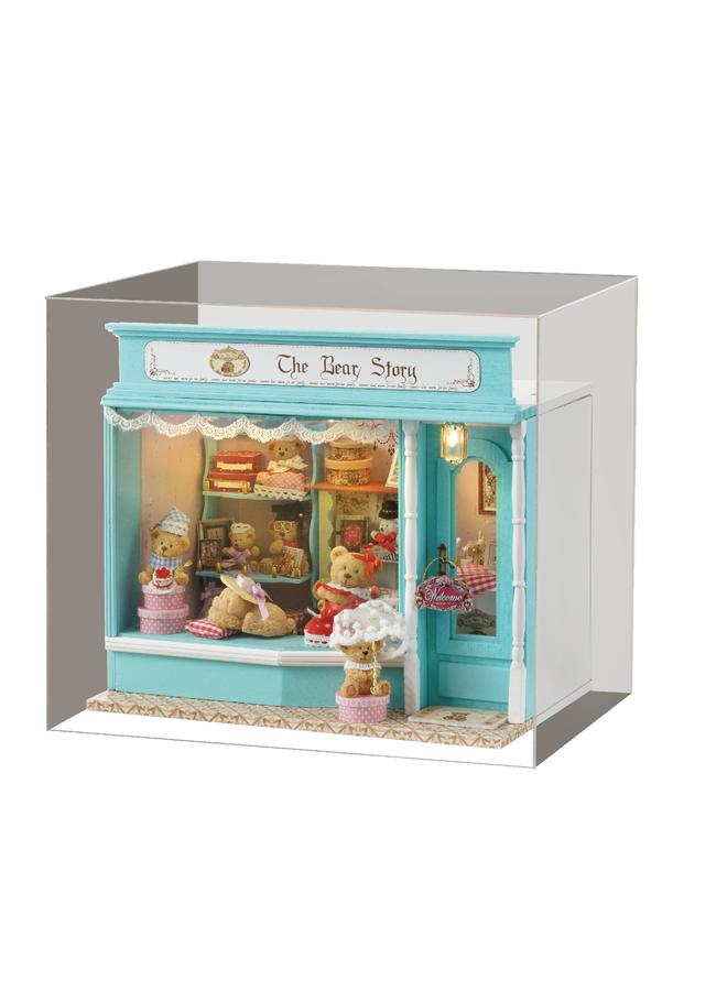 Bluejw Zhiqu House Diy House Candy House Bear Fairy Tale Creative Wood Food Play Shop Model Girl Gift - Image 5