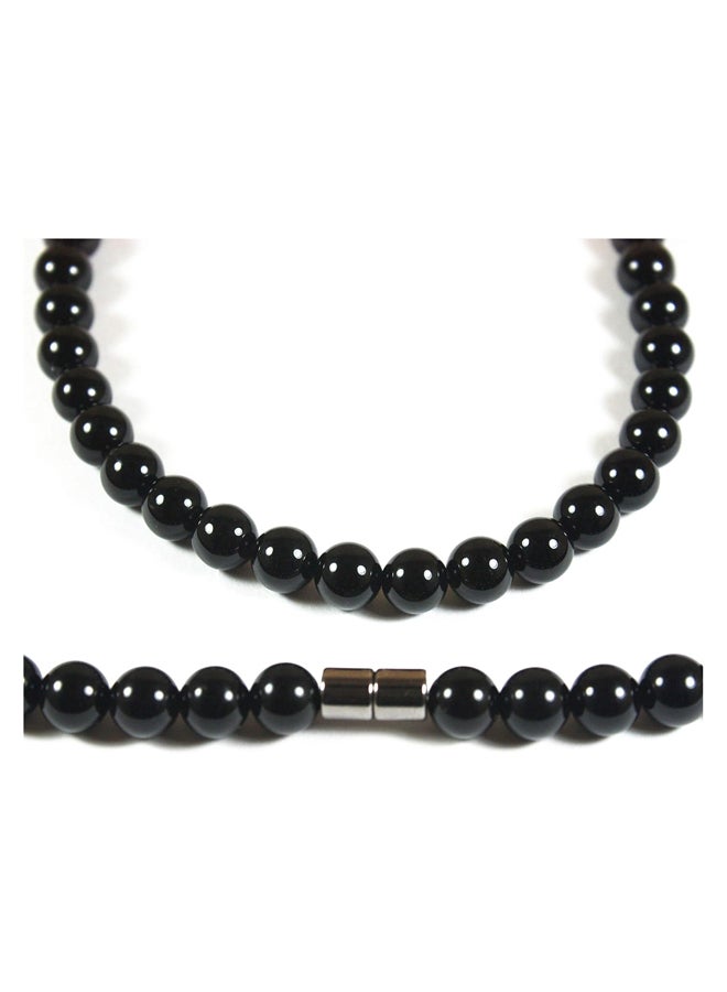 by Osiris Men's Healing Crystal Necklace 19-24-30 Inch Men's Beaded Necklace Chains 6-8-10-12-14-16mm Gemstone Necklace Handmade in USA, Gemstone, Unbranded - Image 1