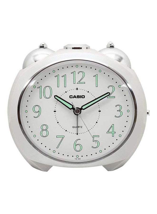 CASIO Classic Table Alarm Clock White 11.6 x 13 x 9cm - Image 1