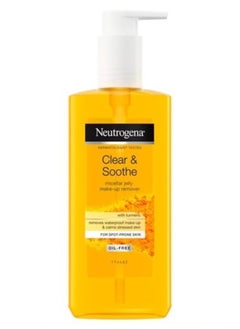 Neutrogena NEUTROGENA Clear & Soothe Micellar Jelly Make-Up Remover 200ml - Refresh & Calm Your Skin  - Image 1