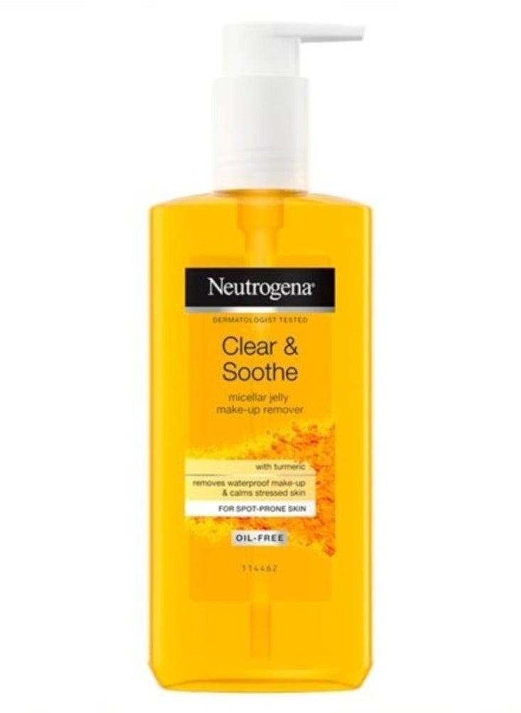 Neutrogena NEUTROGENA Clear & Soothe Micellar Jelly Make-Up Remover 200ml - Refresh & Calm Your Skin  - Image 1