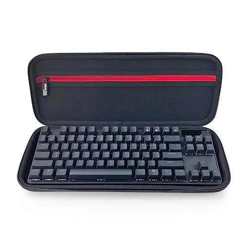 ANALOG CASES Case for SteelSeries Apex Pro TKL, fits HyperX Alloy Origins Core - Custom-Fitted Compact PULSE Hard Case for Travel - Image 1