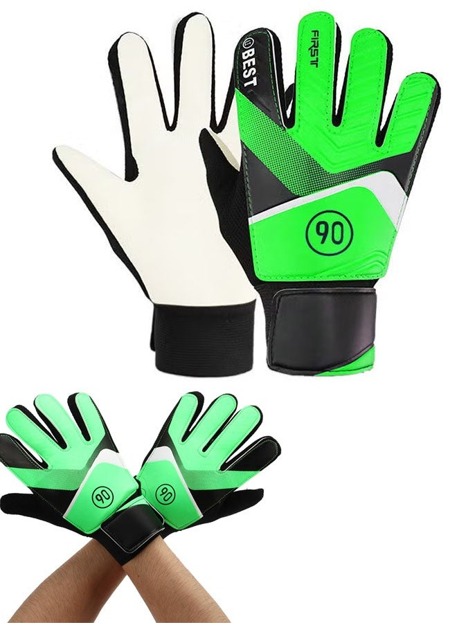 Kid's Goalkeeper Gloves Finger Protection Latex Soccer Goalie Gloves Teenagers Breathable Sports Gloves - Image 1