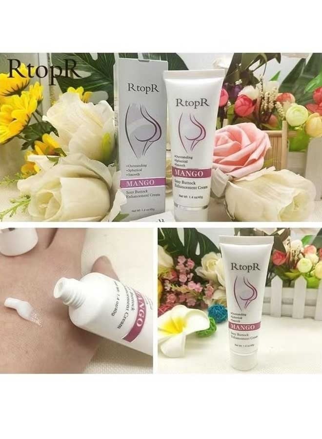 RtopR Mango Massage Buttock Cream 40g, Natural Plant Essence Can Deeply Moisturize, Relieve The Pain Of Sitting Buttocks, Tighten and Lift The Skin, and Shape The Ideal Curve Button Cream - Image 5
