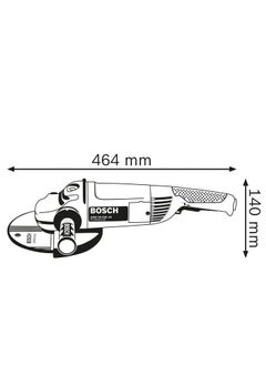 BOSCH Angle grinder BOSCH GWS 24-230 H 9"  - Image 3