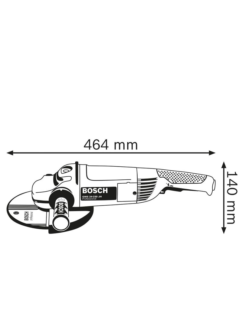 BOSCH Angle grinder BOSCH GWS 24-230 H 9"  - Image 3