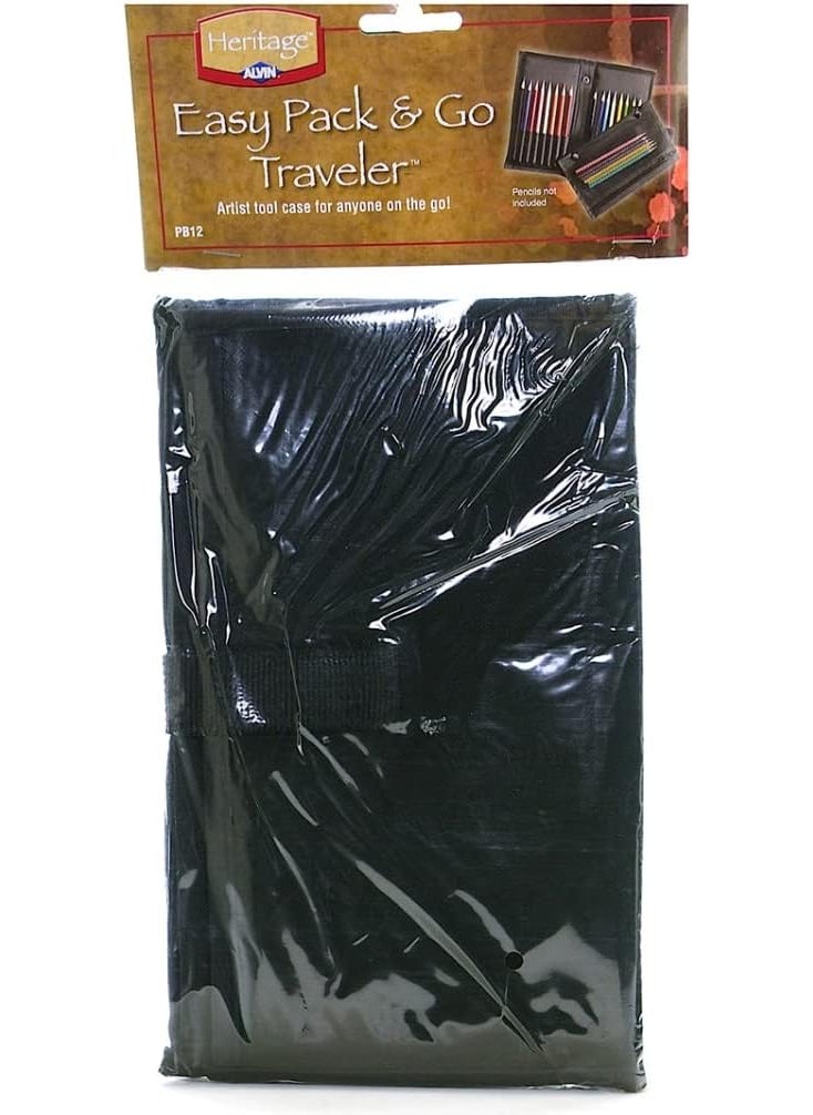 Alvin Alvin Heritage Arts PB12 Easy Pack  Go Traveler Pencil and Brush Holder  Holds Up to 16 Pencils or Brushes  - Image 2