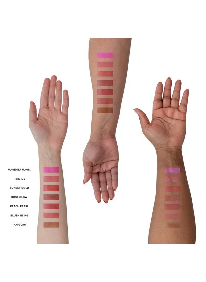 NUDESTIX Nudies Matte + Glow Core All Over Face Blush Color - Bling  - Image 3