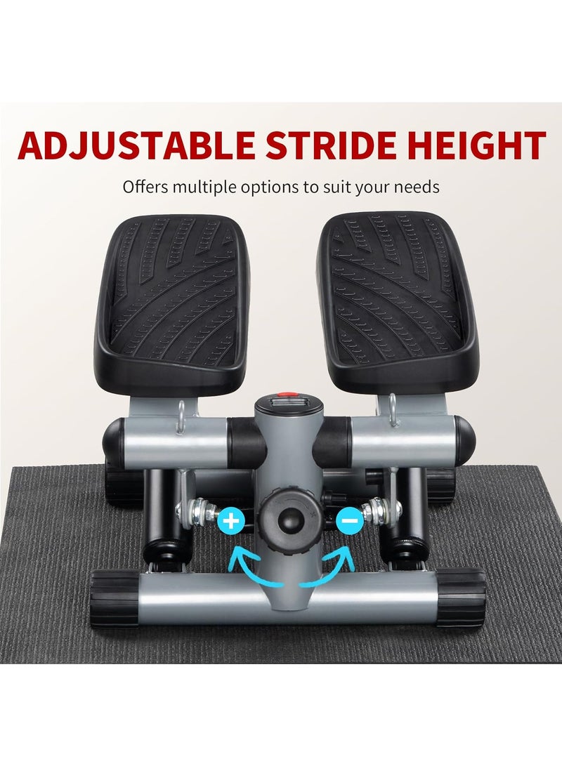 Mini Stepper Exercise Machine with Resistance Bands - Image 4