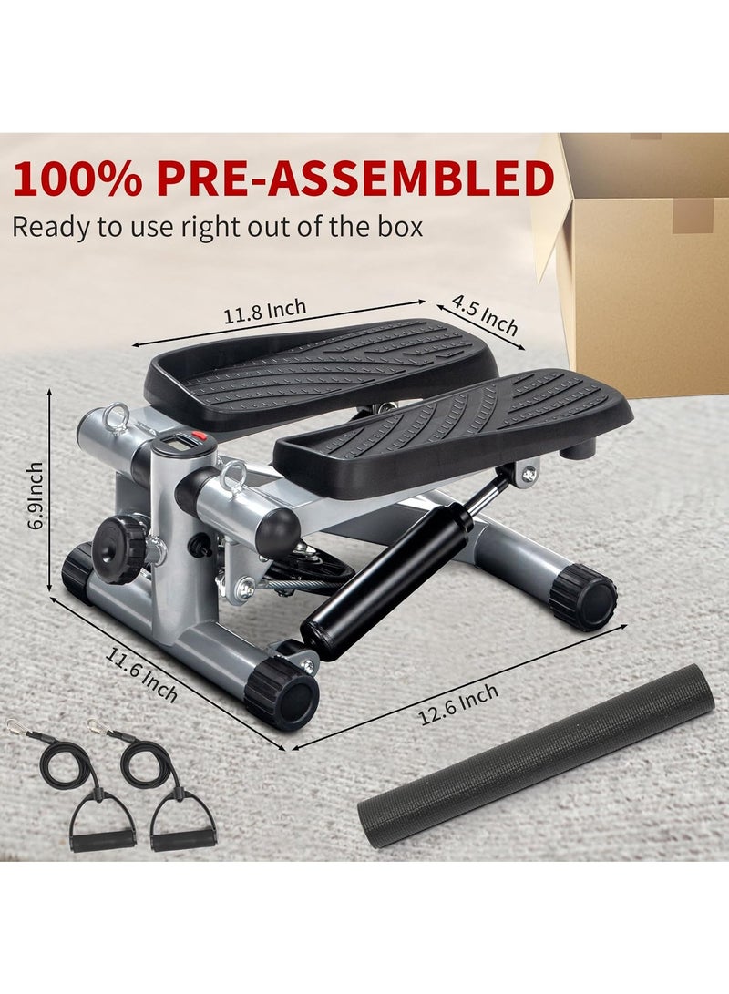 Mini Stepper Exercise Machine with Resistance Bands - Image 5