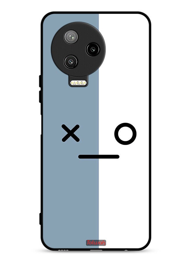 Tolwak Infinix Note 12 Pro 4G Protective Case Cover Face Icons - Image 1