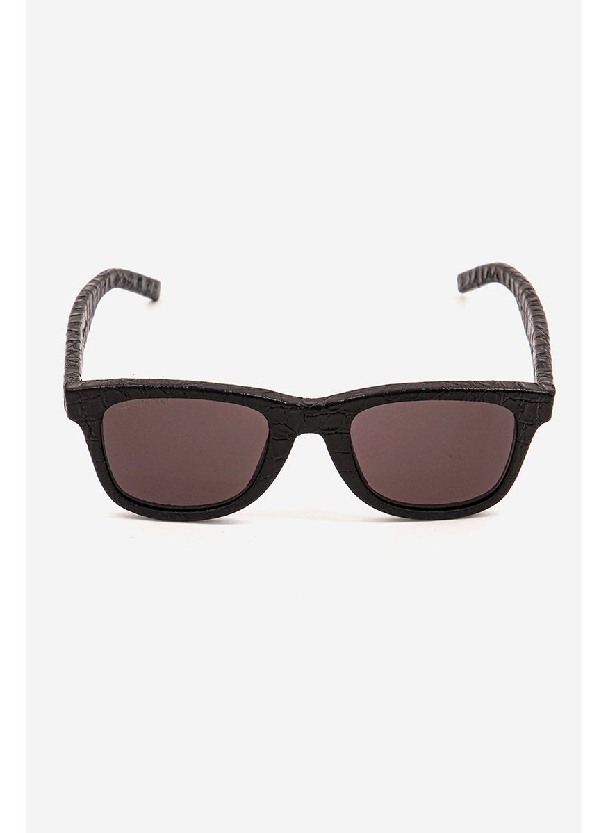 Saint Laurent نظارات شمسية مربعة للرجال SL51-027، سوداء  - Image 1