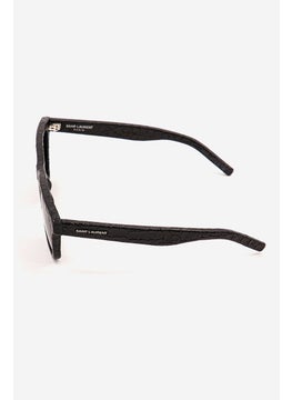 Saint Laurent نظارات شمسية مربعة للرجال SL51-027، سوداء  - Image 3