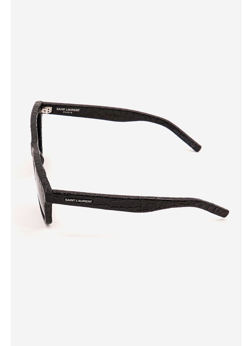 Saint Laurent نظارات شمسية مربعة للرجال SL51-027، سوداء  - Image 3