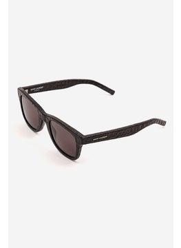 Saint Laurent نظارات شمسية مربعة للرجال SL51-027، سوداء  - Image 2