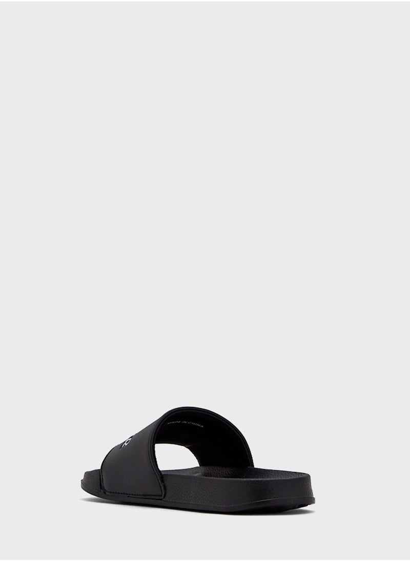 TOMMY HILFIGER - Youth Logo Slides - Image 1