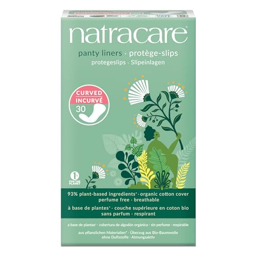 Natracare Panty Liners Curved 30 Count (6 Pack) - Image 1