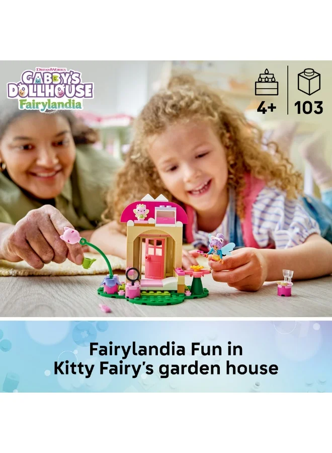 Lego Gabby’s Dollhouse Kitty Fairy’s Garden House Toy 11212 (Age 4+, 103 Pieces)