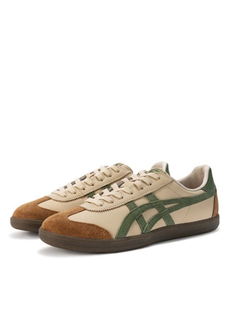 Onitsuka Tiger - Tokuten Casual Colorblock Sneakers Brown/Green - Image 1