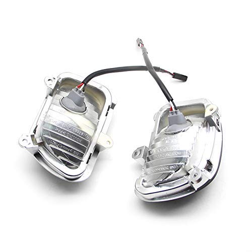 TESWNE Motorcycle Front Plastic Turn Signal Lights For Goldwing GL1800 2001-2013 (Smoke) - Image 4
