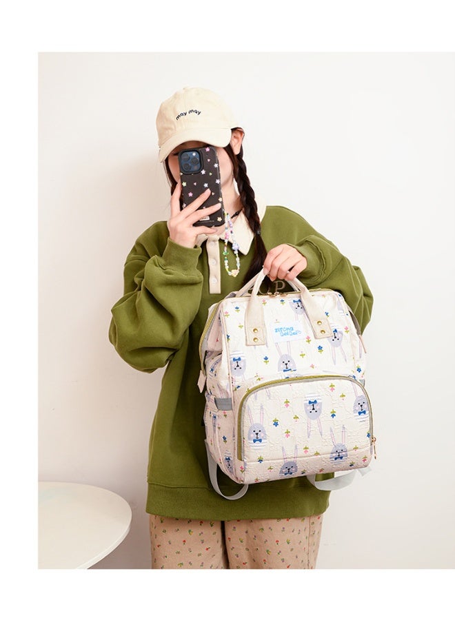 New Multi Functional Shoulder Large Capacity Waterproof Mommy Bag - Image 5