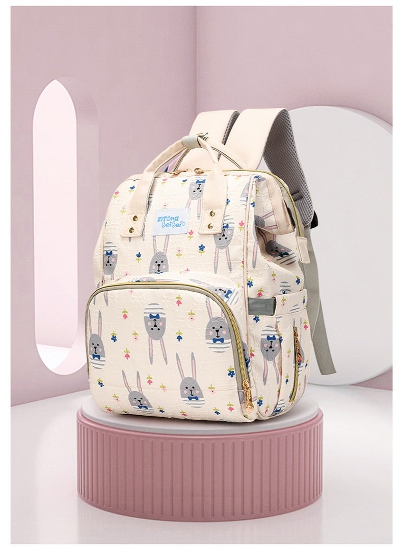 New Multi Functional Shoulder Large Capacity Waterproof Mommy Bag - Image 2
