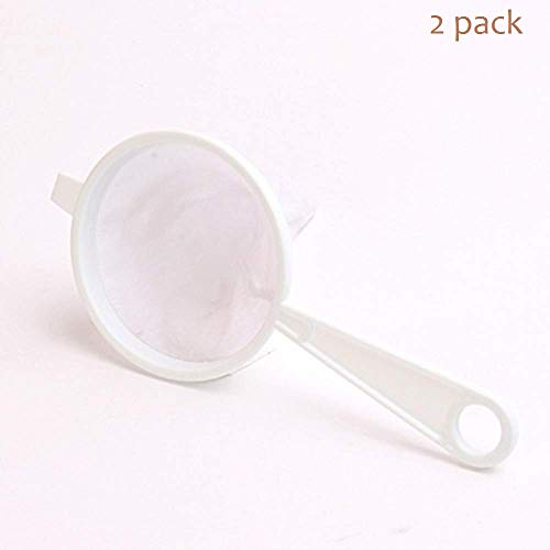 Homestyle 2 Pk Coffee/Tea Strainer Spanish Colador Very Durable Filter Bag Coffee Sock, Re-Usable 9CM (3.5") Flannel With Plastic Handle - Image 4