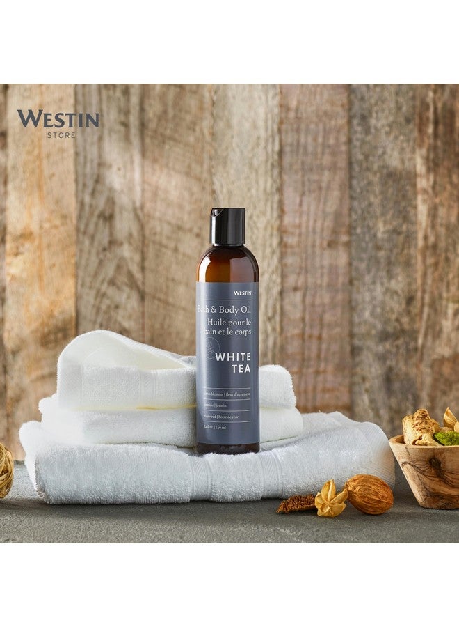 Westin White Tea Aloe Bath & Body Oil - Soothing, Invigorating Bath And Massage Oil With White Tea And Aloe - 8 Ounces - Image 3