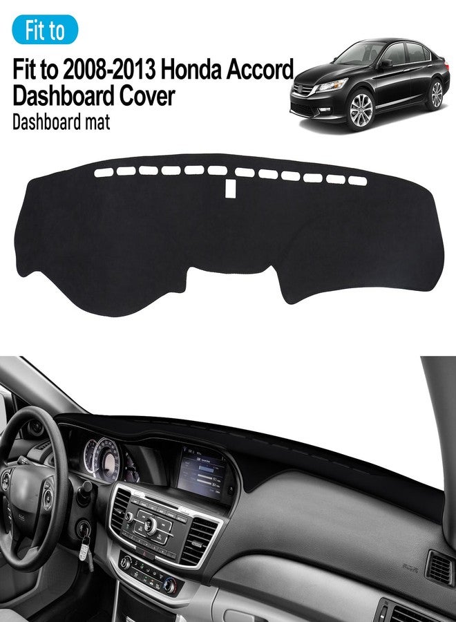 Bercicci Dash Cover for Honda Accord 2012 2011 2009 2008 Accessories Flannel Dashboard Cover Dash Mat Center Console Cover Sunshield Protector Pad - Image 2