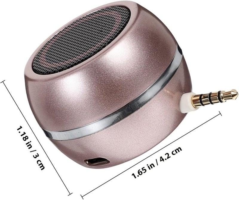 USB Rechargeable Desktop Speaker with Aux Input Compact Plug in Speaker for Computer Smartphone Stable Performance Easy Operation - Image 3