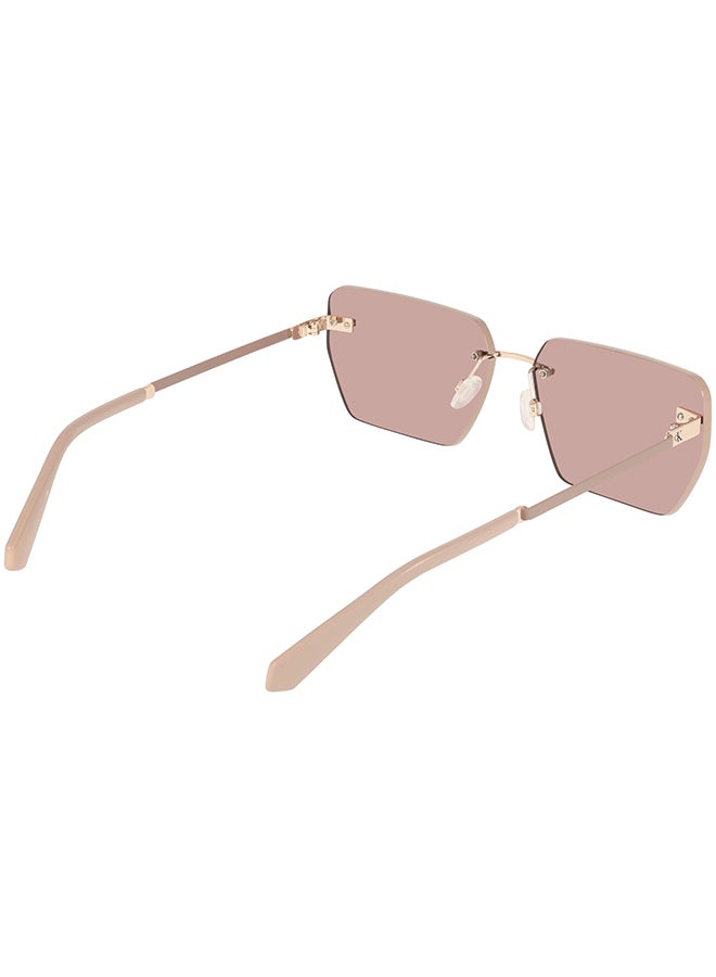 Calvin Klein Jeans 3 قطع تركيب براغي معدنية من كالفن كلاين جينز صن CKJ25207S 6215 (722) ذهبية/وردية - Image 4