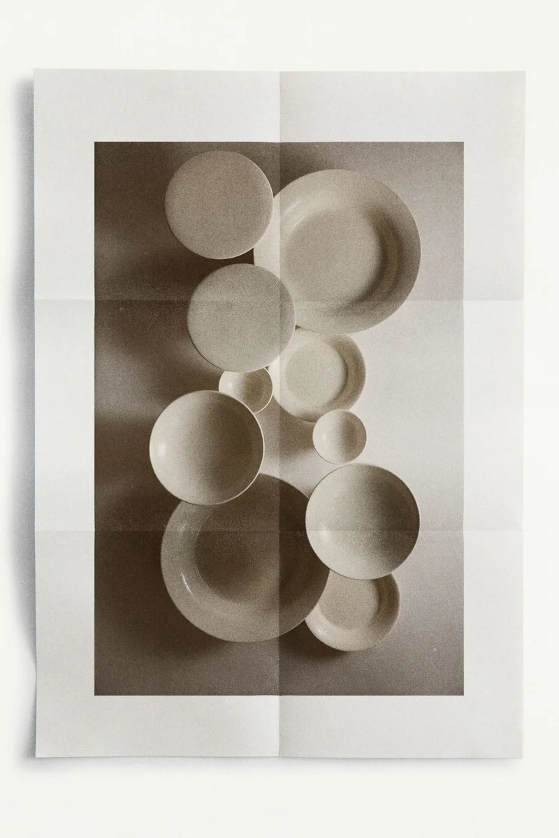 H&M Large speckled serving bowl