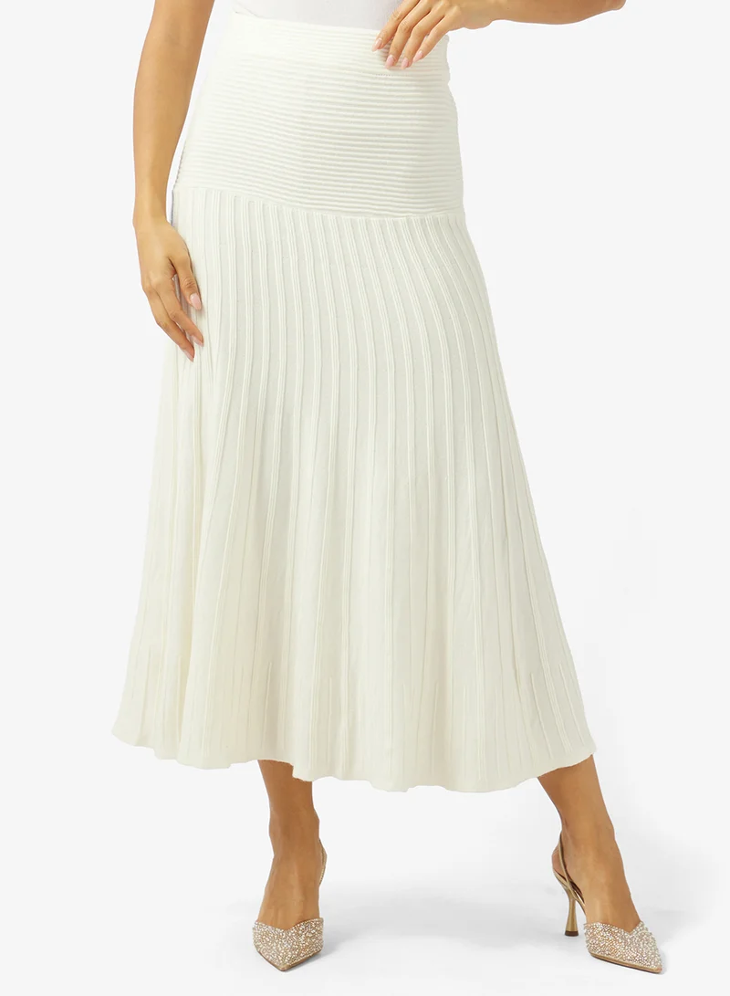 Khizana Textured Skirt