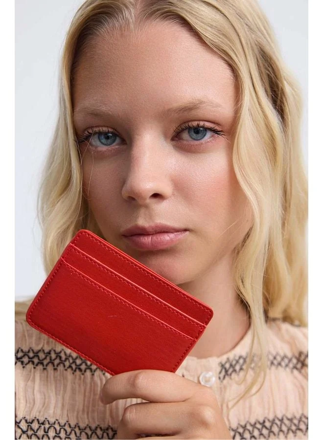 Misson Women's Cardholder Red.