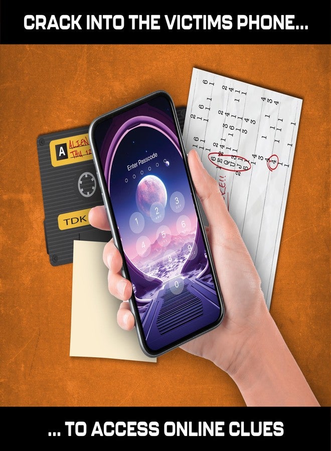 Lucky Egg MMC Death at Area 51 – Thrilling Murder Mystery Games for Adults in a Classified Military Base – 47 Evidence Pieces, 150 Min Gameplay (3.5/5 Difficulty) – Cold Case Files Game for 1-10 Players - Image 4