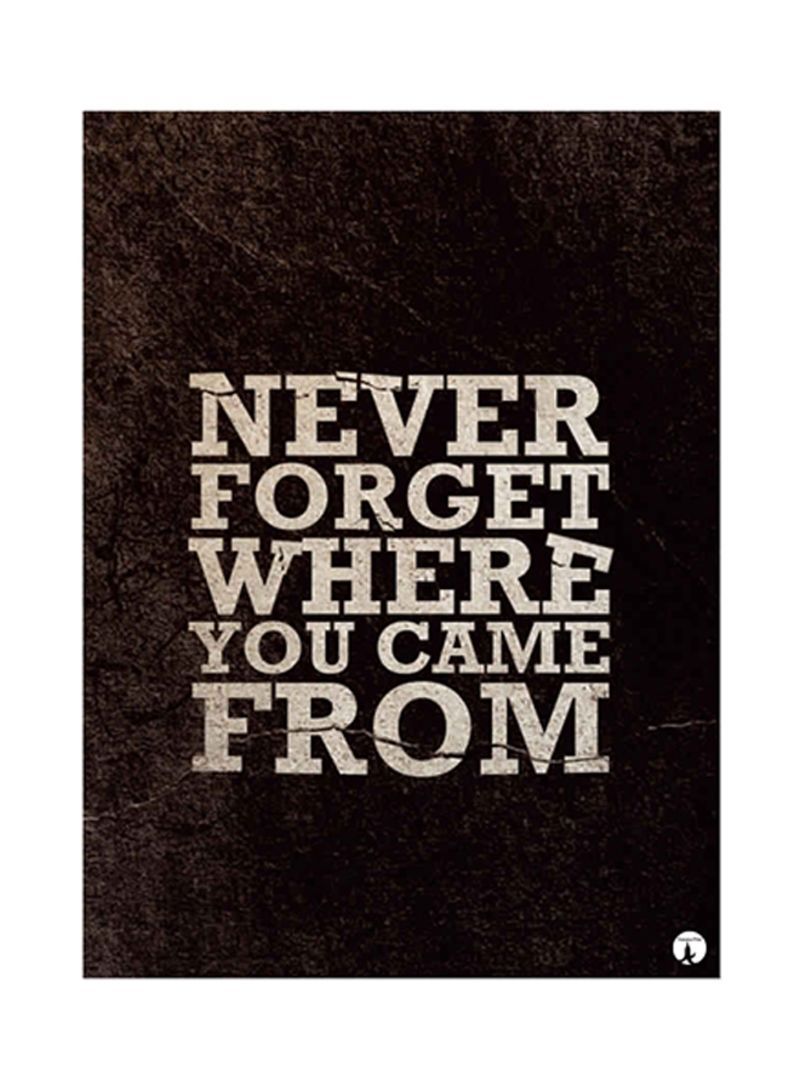 RKN English Phrases Metal Plate Poster Multicolor 15x20centimeter