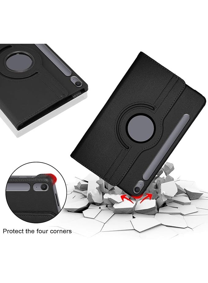 Case Compatible with Samsung Galaxy Tab S10 FE+/FE Plus 13.1 Inch Tablet, PU Leather Case 360° Rotatable Multi-Angle Protection Stand Protective Case - Image 2