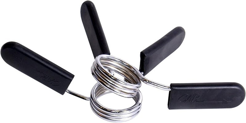 CAP Barbell Olympic 2-Inch Spring Clip Collars, Pair, Olympic - Image 1