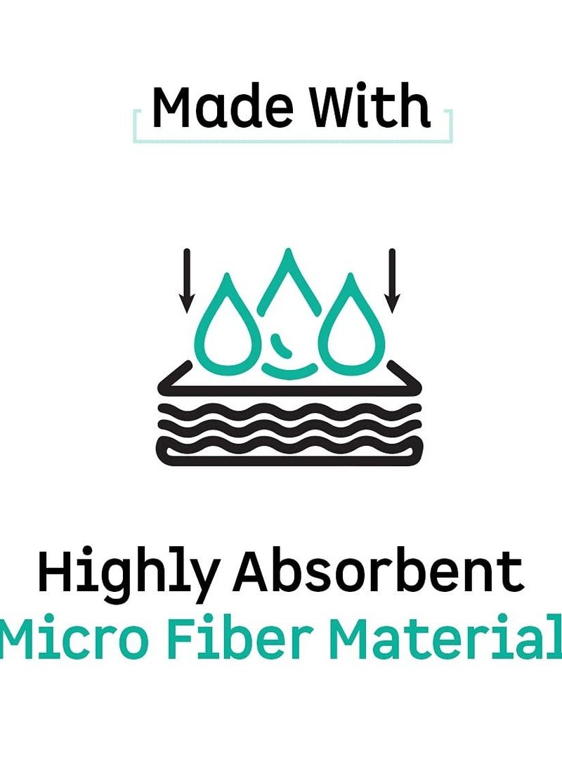 إم كافيين ام كافيين منشف للشعر من الألياف الدقيقة يجفف الشعر بسرعة ، ويقلل من تجعده ويمنع تلف الشعر - Image 4