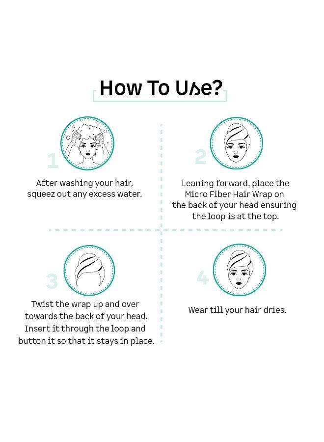 إم كافيين ام كافيين منشف للشعر من الألياف الدقيقة يجفف الشعر بسرعة ، ويقلل من تجعده ويمنع تلف الشعر - Image 5