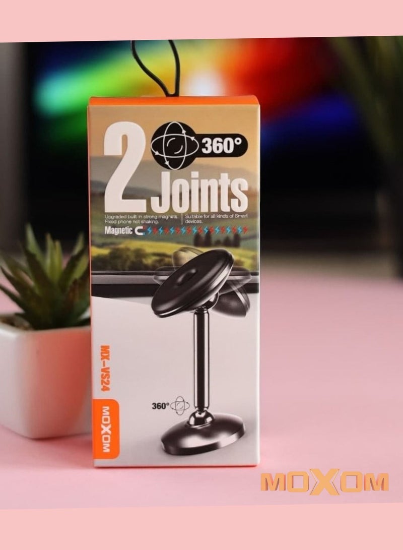 MOXOM MOXOM MX-VS24 2 Joints 360 Rotating Design Magnetic Mount Car Holder Stand  - Image 3