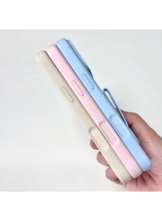 Kannzz Trending Silicone Phone Case with Wristband Strap – Soft Protective Cover for iPhone 17 Series - Brown - Image 5