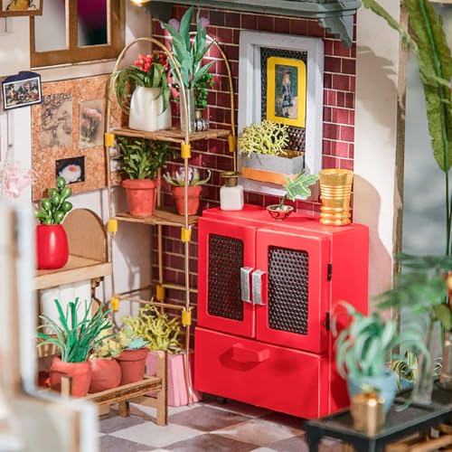Rolife 120 Miniature House KitsTiny House KitDIY Miniature Dollhouse Kits for AdultsModel Building Craft KitsHobbies Gifts for Women and Men - Image 5