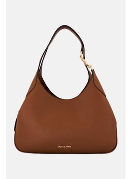 Michael Kors Women Brand Logo Hobo Bag 28 H x 36 L x 11 W cm, Tan  - Image 1
